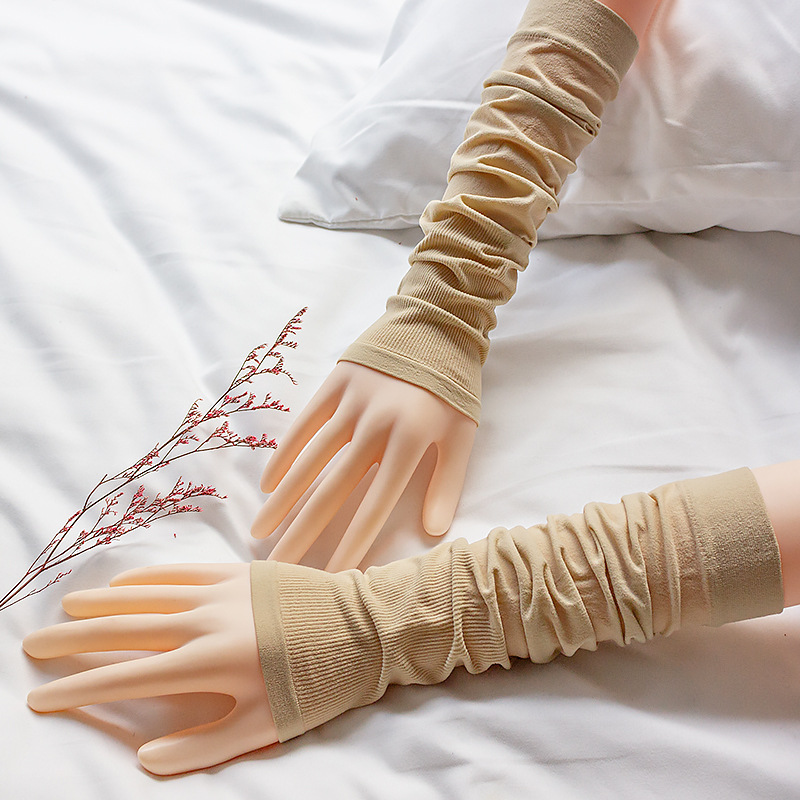 Gants tricotés sans doigts pour hommes et femmes, tricot torsadé au Crochet, manches courtes, , épais, doux, couleur unie, couvre-bras, collection automne et hiver: 7