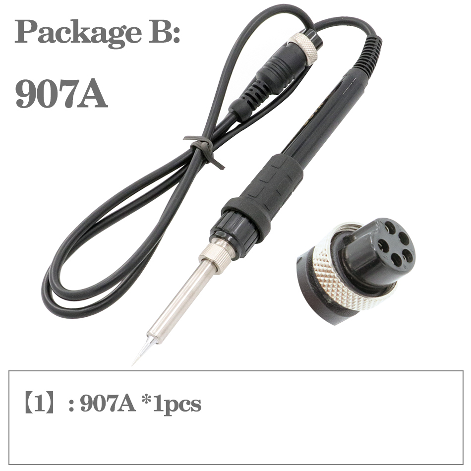 YIHUA soldering station special soldering iron, 907I 907A 907F is suitable for Yihua series soldering station 992D 995D 868D: C  907I