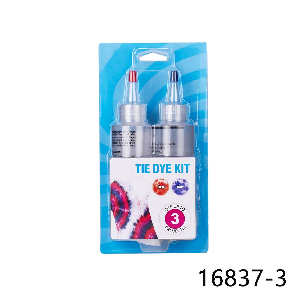 Textile peinture Pigment vêtements Graffiti cravate colorant Kit Permanent adultes enfants avec gants accessoires bricolage Non toxique coton lin: 16837-3