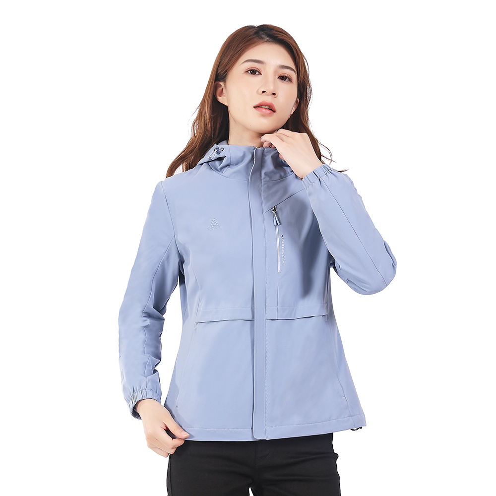 HUMTTO Autumn Winter Jacket Women Outdoor Woman Coats Waterproof Windbreaker Jackets for Womens Keep Warm Windproof Coat: Mist blue / XXL