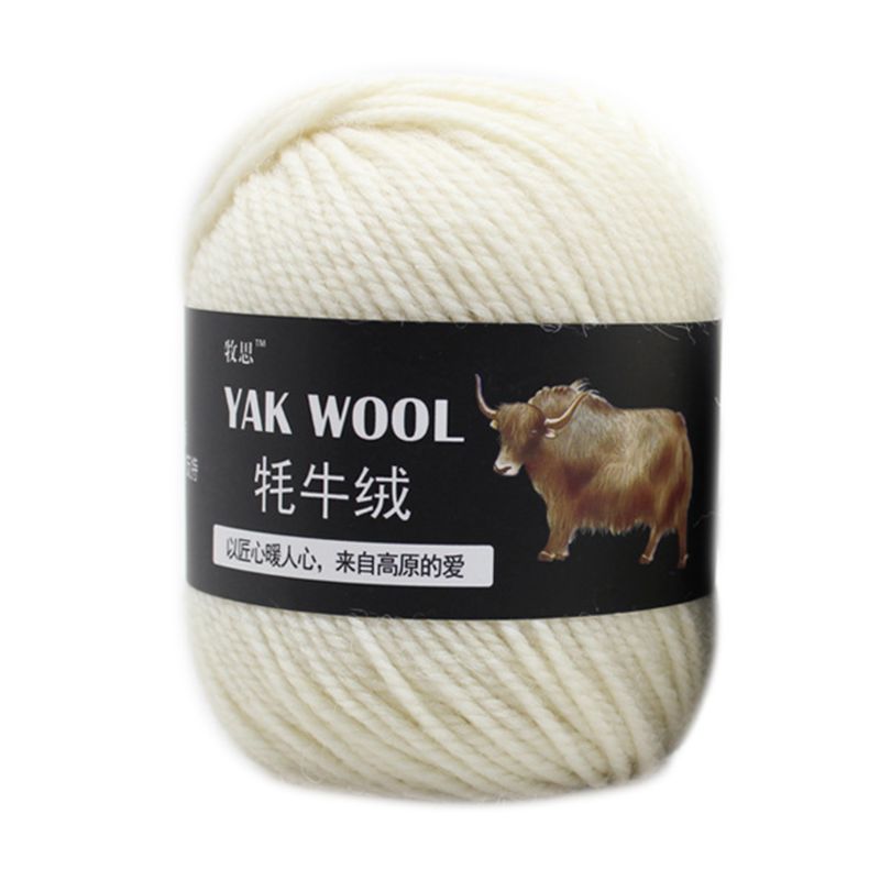 100g Artificial Yak Wool Thread Hand Knitted Crochet Medium Thick Worsted Yarn 2XPC: A