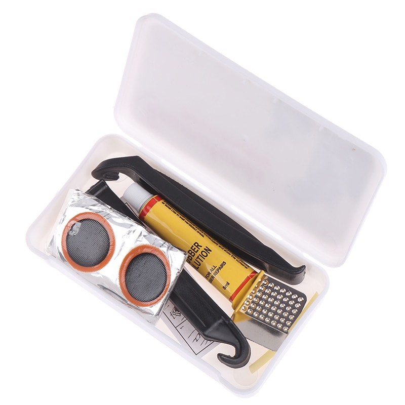 1 Set Bicycle Tire Tyre Repair Tools Cycling Rubber Puncture Bike Patches Kit