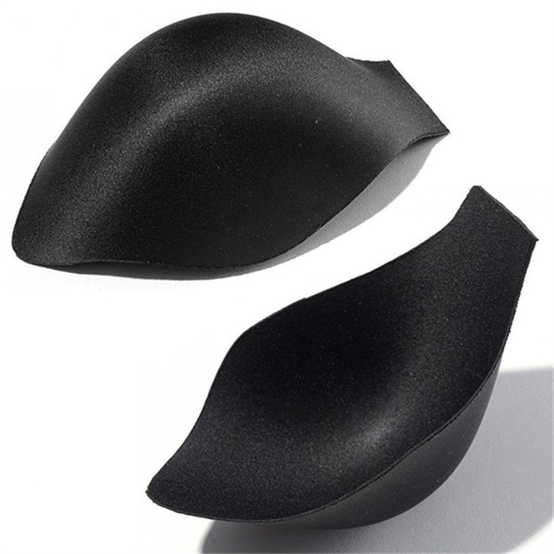 CLEVER-MENMODE Men Stereo Push up Cup Underwear Pad Inside Enhance Frontal Protection Cushion Inner Padded Enlarge: Black