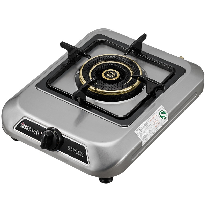 Household table top heavy plate high fire gas stove single eye single head stove liquefied gas natural gas gas stove upper stove