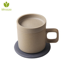Top 55-Graden 250 ml Intelligente Draadloze Opladen Elektrische Verwarming Koffie Cup Janpan Originele Keramiek Isolatie Coffee cup