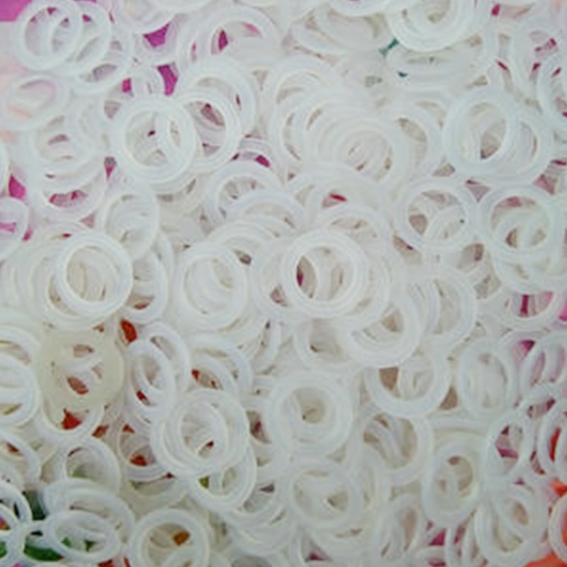100pcs/Lot Practical Plastic Rings DIY Bags Strap Garment Weaving Supplies Handcraft Knitting Accessories Diameter 2cm
