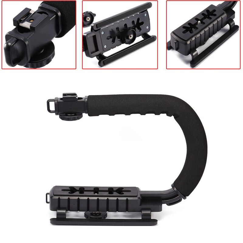 C-Shape Video Handle Stabilizer Grip Bracket Holder Video Camera Stabilizers For SLR DV Cameras Camera Accessories