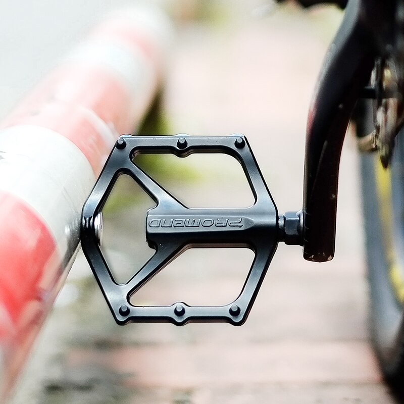 Promend Fiets Pedaal 9/16 Bmx Fixie Bike Pedalen Alu Mtb Ultralight 310G Lagers Road Mountainbike Oefening Pedaal Non-Slip