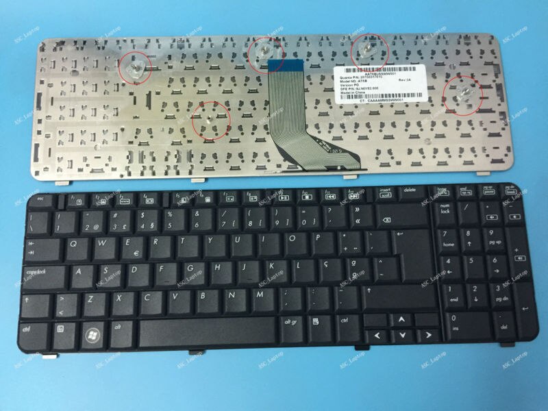 po portugees teclado toetsenbord voor hp compaq cq61 cq61-100 cq61-200 300 presario g61 laptop zwart
