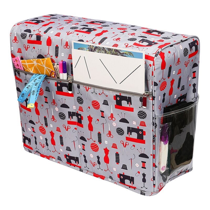 Symaskine dust cover tegneserie lille frisk symaskine cover beskyttende dust case husholdning kvinder