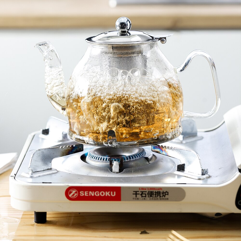 Flower Tea Cooker 1L Induction Cooker Borosilicate Electromagnetic G... – Vicedeal