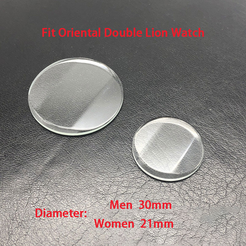 Mineral glas Uhren linsen polyed rischen Winkel modifizieren des Glas 3a geripptes Glas passen orientalische Doppel löwen uhr Reparatur teil Aftermark