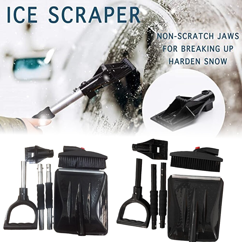 3 In 1 Winter Snow Shovel Kit Cleaning Tools Multifunctional Truck For Car Outdoor Activities Brush Ice Scraper Emergency