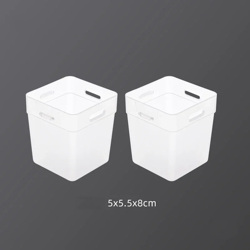 2 Stuks Koelkast Organizer Bakken Transparante Koelkast Opbergbak Voedsel Verse Doos Groente Fruit Container Keuken Accessoires: Black