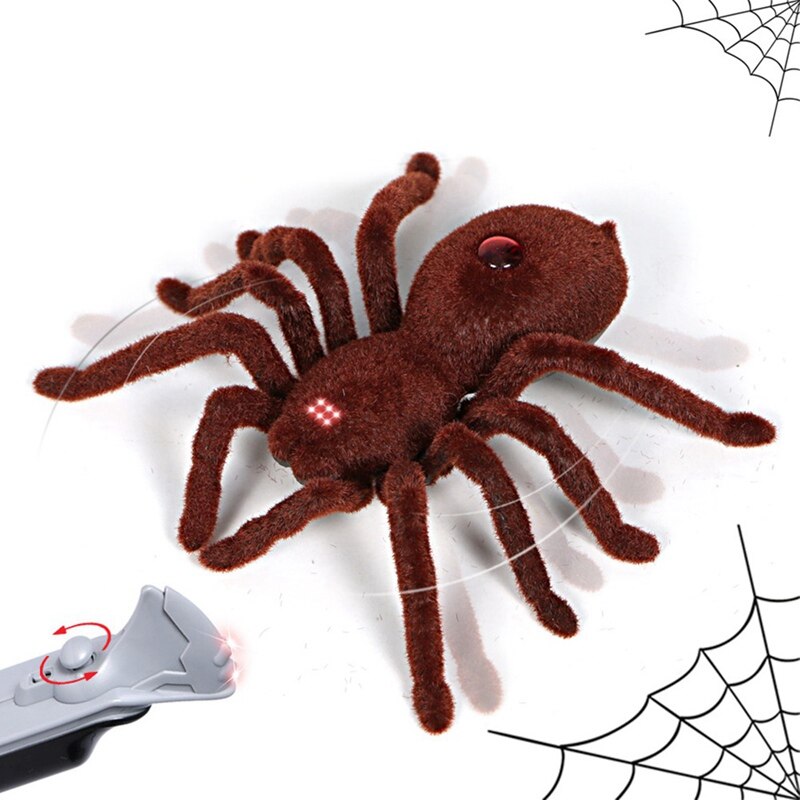 Kid Halloween Afstandsbediening Scary Super Realistische Spider Infrarood Rc Spinnen Kinderen Speelgoed Decoratie