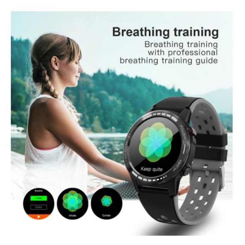 AM7 Bluetooth Oproep Smart Watche Met Gps Hoogtemeter Barometer Kompas Hartslag Sport Fitness Tracker Voor Man Vrouw Android Ios