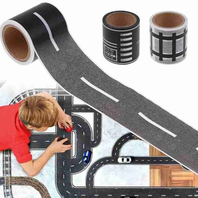 Puzzle DIY handgemachte band straße/track szene kann abgestimmt mit auto aufkleber band
