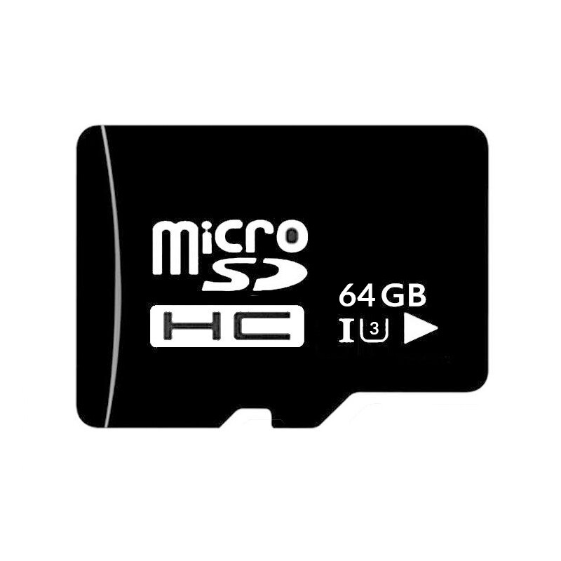 Alta Velocidad 16GB 32GB 64GB Clase 10/U3 TF tarjeta SD para SJCAM SJ4000 SJ5000 WiFi para SJ6 SJ7 SJ8 4K Cámara de Acción: U3 64G for 4K