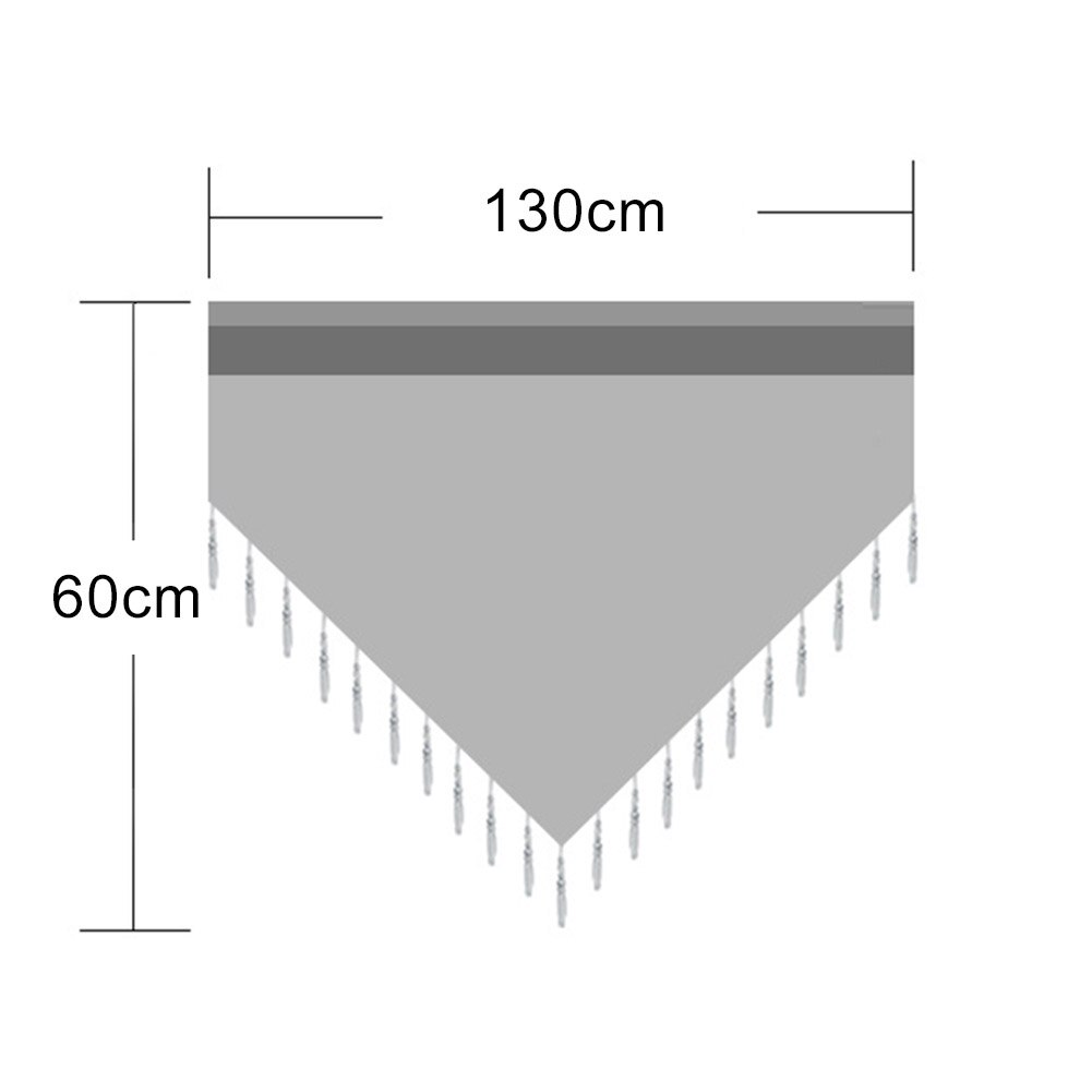 Solid Color Triangle Shape Kitchen Short Curtain Window Valance Drape Home Decor Window Short Kitchen Curtain Valance Home Decor