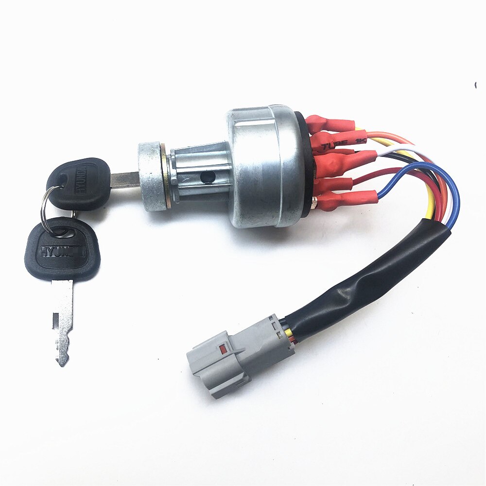 Excavator Accessories Excavator ignition switch start switch igniter electric door lock for HYUNDAI R