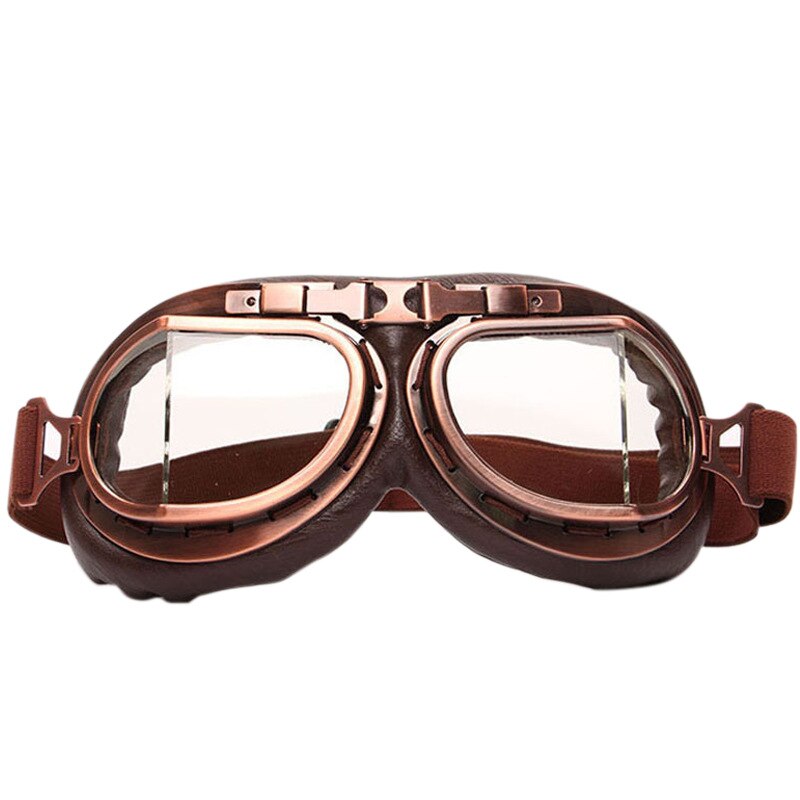1pc motorcykelbriller anti glans motocross solbriller sport skibriller vindtæt støvtæt uv-beskyttelse  pm017: Gennemsigtig linse