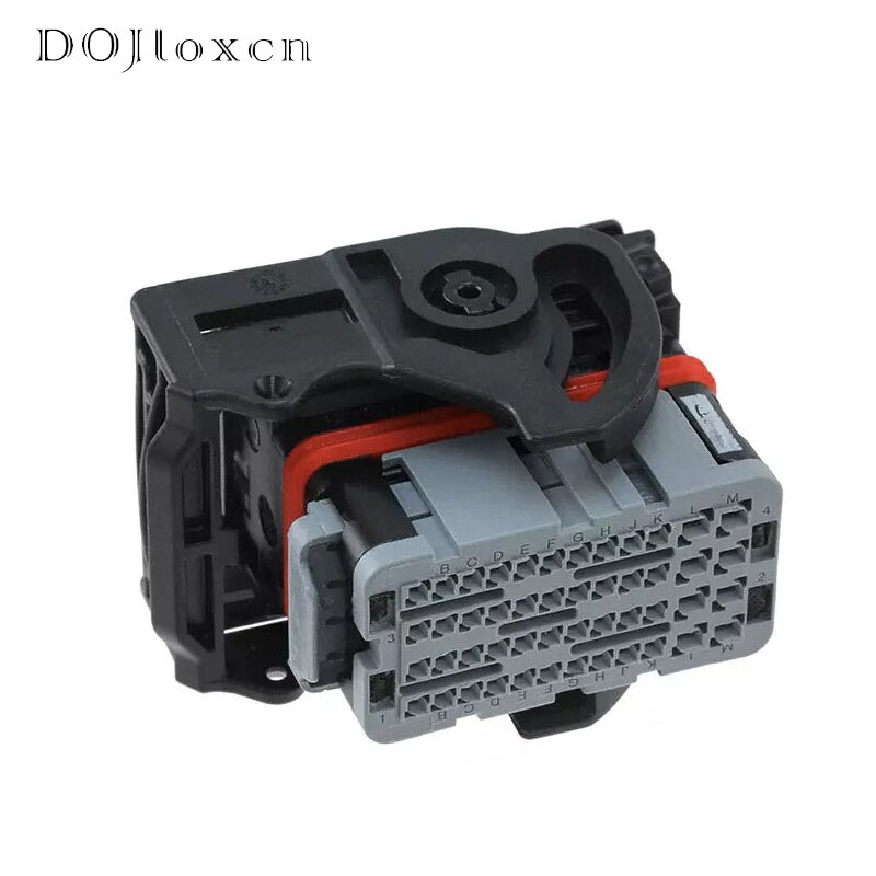 1/2 Sets 48 Pin Molex CMC And CMX Sealed Hybrid Modular Wiring Plug Left Wire Output Black Connector Socket 64320-1318