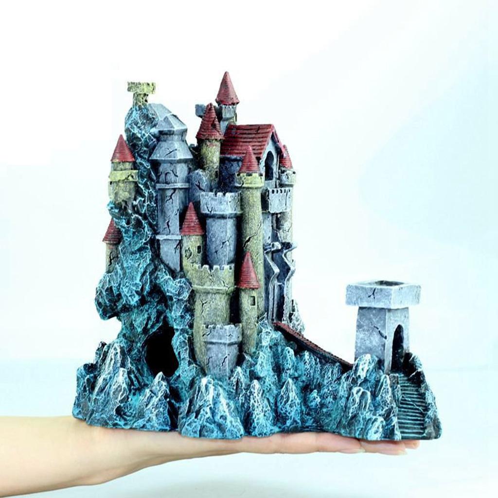 Rium Aquarium Decoratie Kasteel Ornament-Geweldig Voor Miniatuur Terrarium