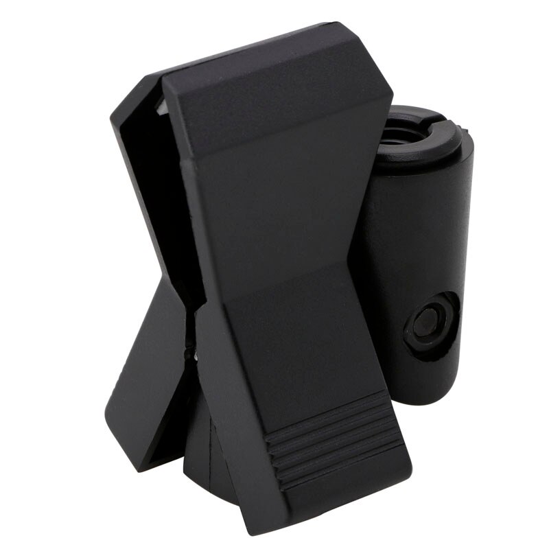 Flexibele Microfoon Mic Stand Accessoire Plastic Klem Clip Houder Zwart R9JA
