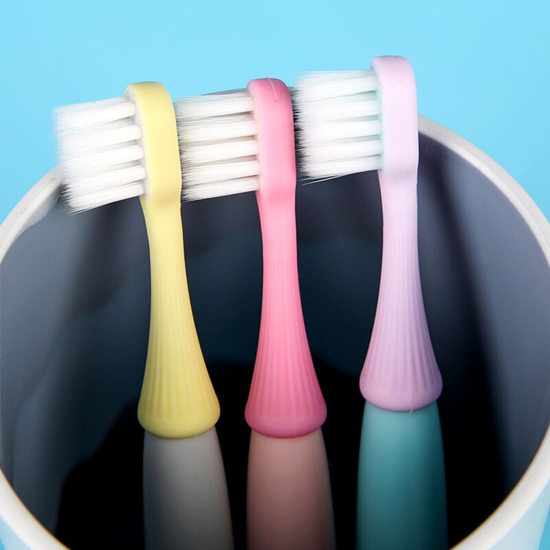 3 Stks/set Zachte Siliconen Hoofd Baby Tandenborstel Voor Jongens Meisjes Zachte Haren Leuke Peuter Kids Tandenborstel Babyverzorging Stuff