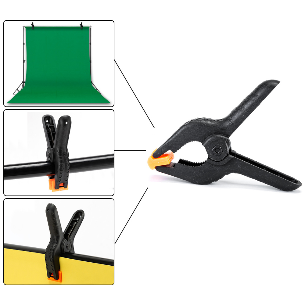 20pcs Strong Fixed Clip Spring Clamps for Photo Studio Accessories Photography Tool Background Stand Backdrop Green Screen Clips
