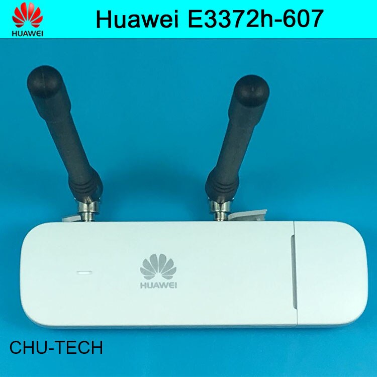 Huawei E3372h-607 Unlocked LTE 4G 3G 2G Broadband 150Mbps USB + 2pcs antenna