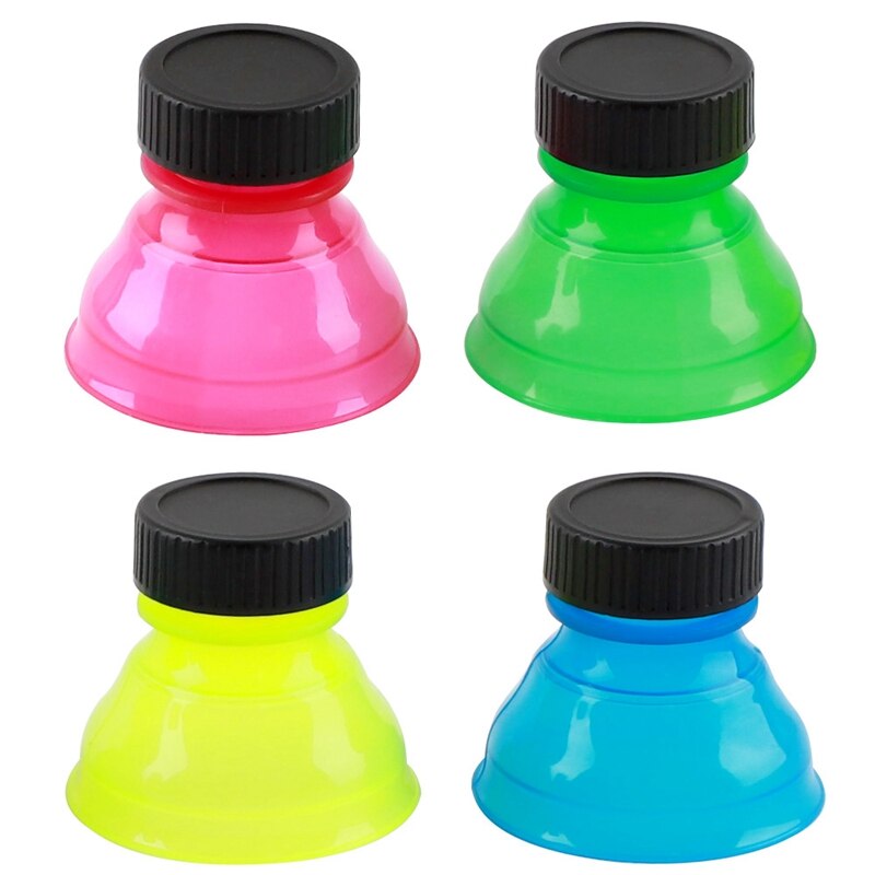 Tapa transparente para refrescos, tapa reutilizable para refrescos, bebida energética, zumo automático, 12 tapas: Default Title