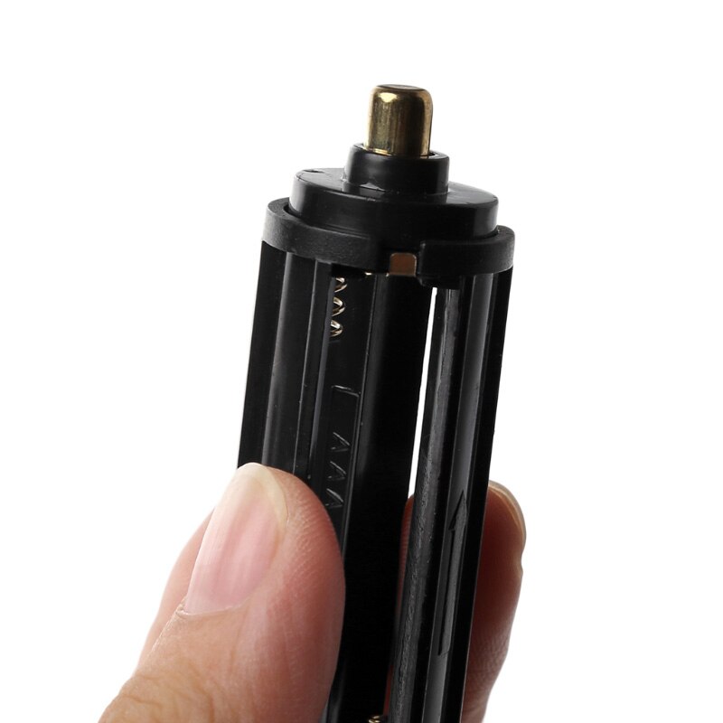 Cylindryczny plastikowy uchwyt na baterię do 3 x AAA przetwornica do baterii Box zabawka latarka Adapter lampy Case Converter