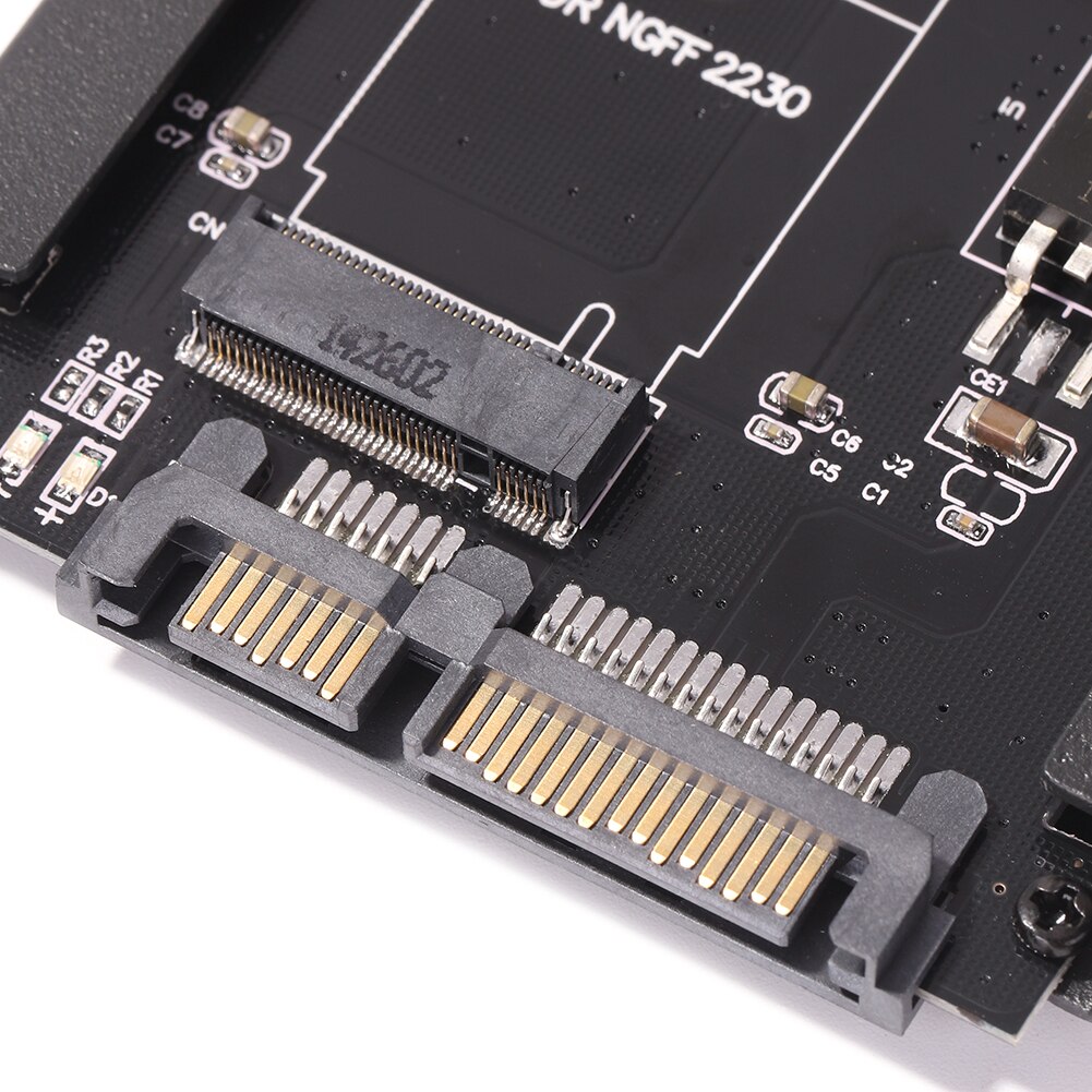 M.2 SATA Adapter Raiser M2 to SATA Adapter M.2 to SATA Adapter M.2 NGFF Converter 2.5" SATA3 Card B Key for Win7 Win8 Mac WinXP