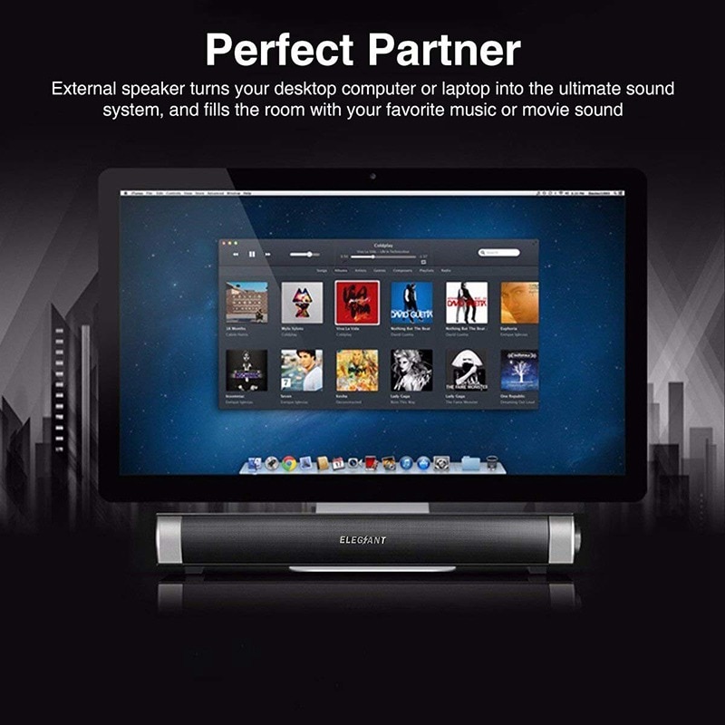 VTIN Drahtlose Bluetooth Lautsprecher 4,2 SoundBar Fernbedienung TF Karte TV praktisch Tablette umgeben Klang System TV Lautsprecher 3 Farben