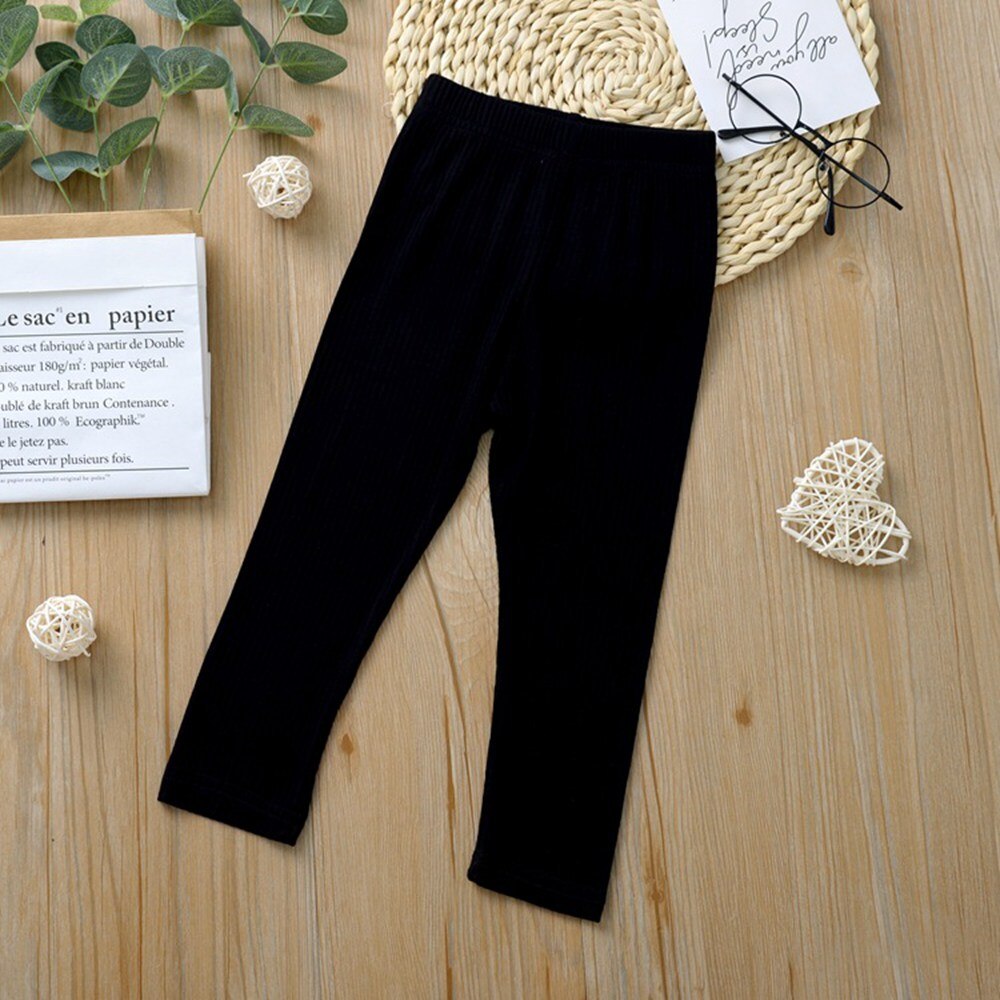Pantalons d'automne décontractés pour filles | Pantalons pour bébés enfants, vêtements princesse longs, Leggings WT724,: Black / 18M