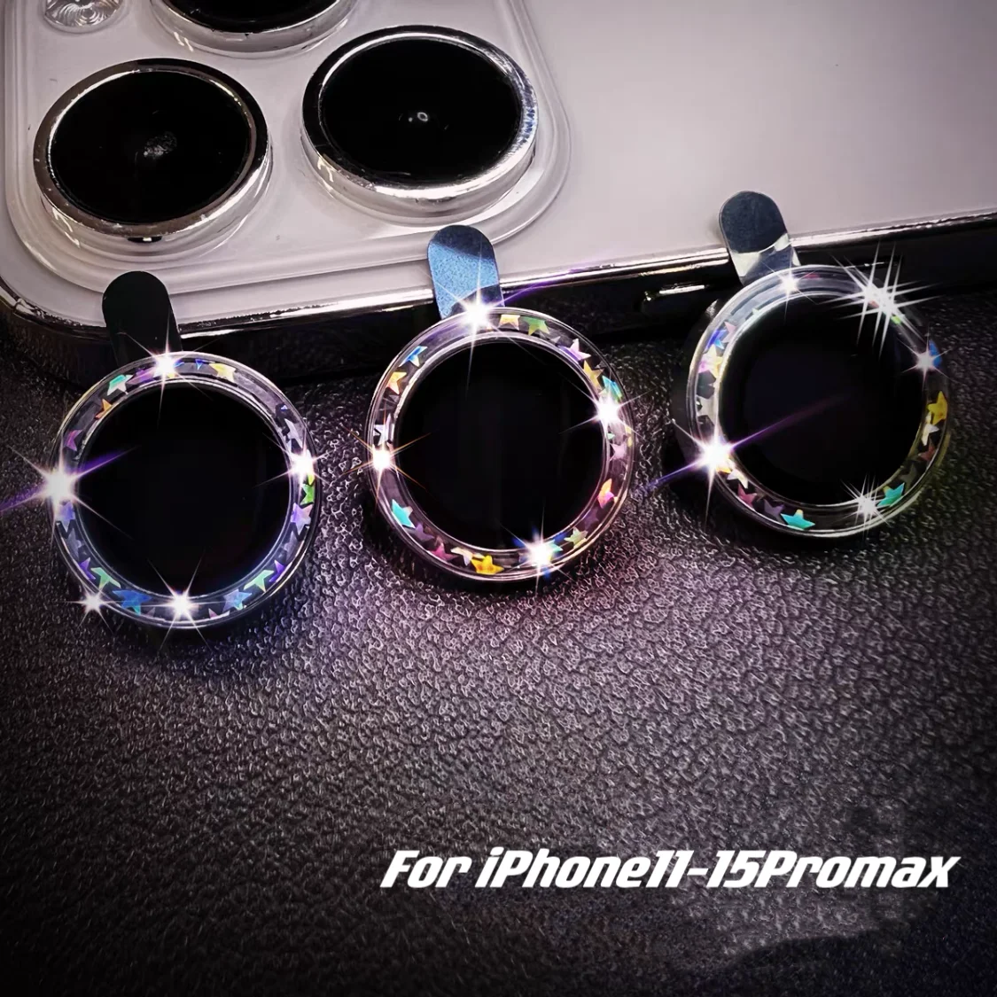 Flash Lens Metal Ring Protector Film For IPhone 15 Pro Max 15 14 Plus Camera Lens Protection For IPhone 14 12 13 Pro Camera Film