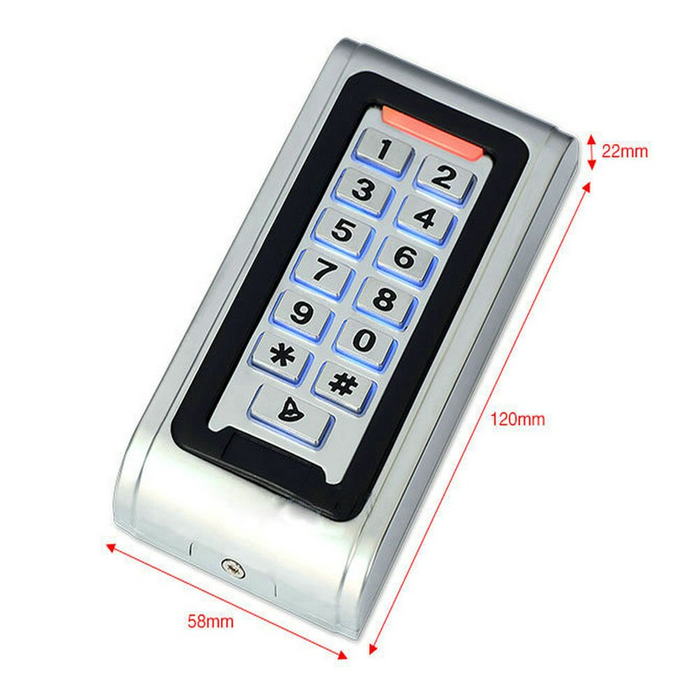 Door Access Control System Controller Waterproof IP68 Metal Case RFID Reader Keypad /SY5000W