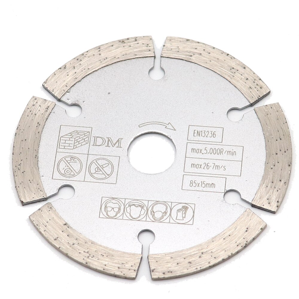 1pcs 85 Mm 10mm/15mm Mini Circular Saw Blade Wood Cutting Blade For Concrete Slotting Dry Cut Marble