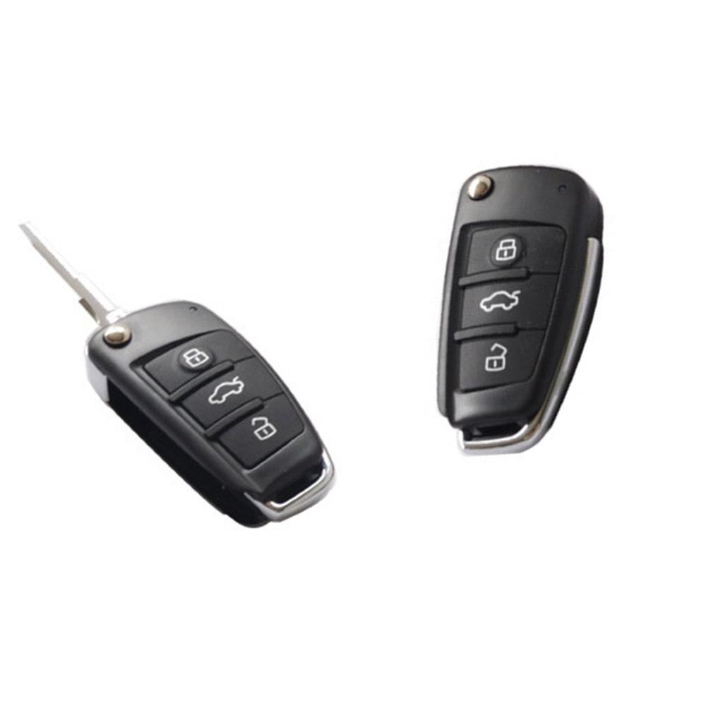 12V Universal Car Door Lock Vehicle Keyless Entry System Auto Remote Central Kit with Control Box Black