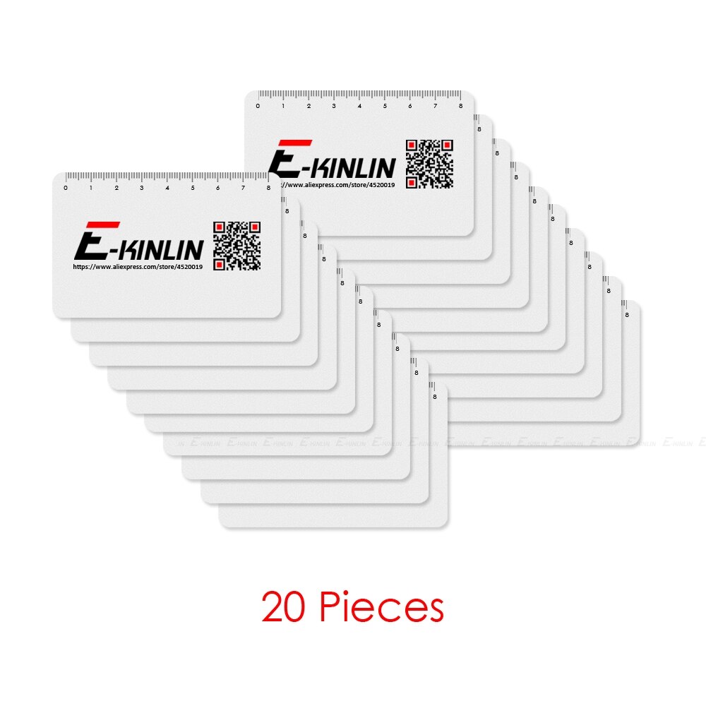 Plastic Ruler Measuring Teardown Open Mobile Phone LCD Screen Disassembly Repair Pry Opening Tool Scraper Tools Business Card: 20 Pieces