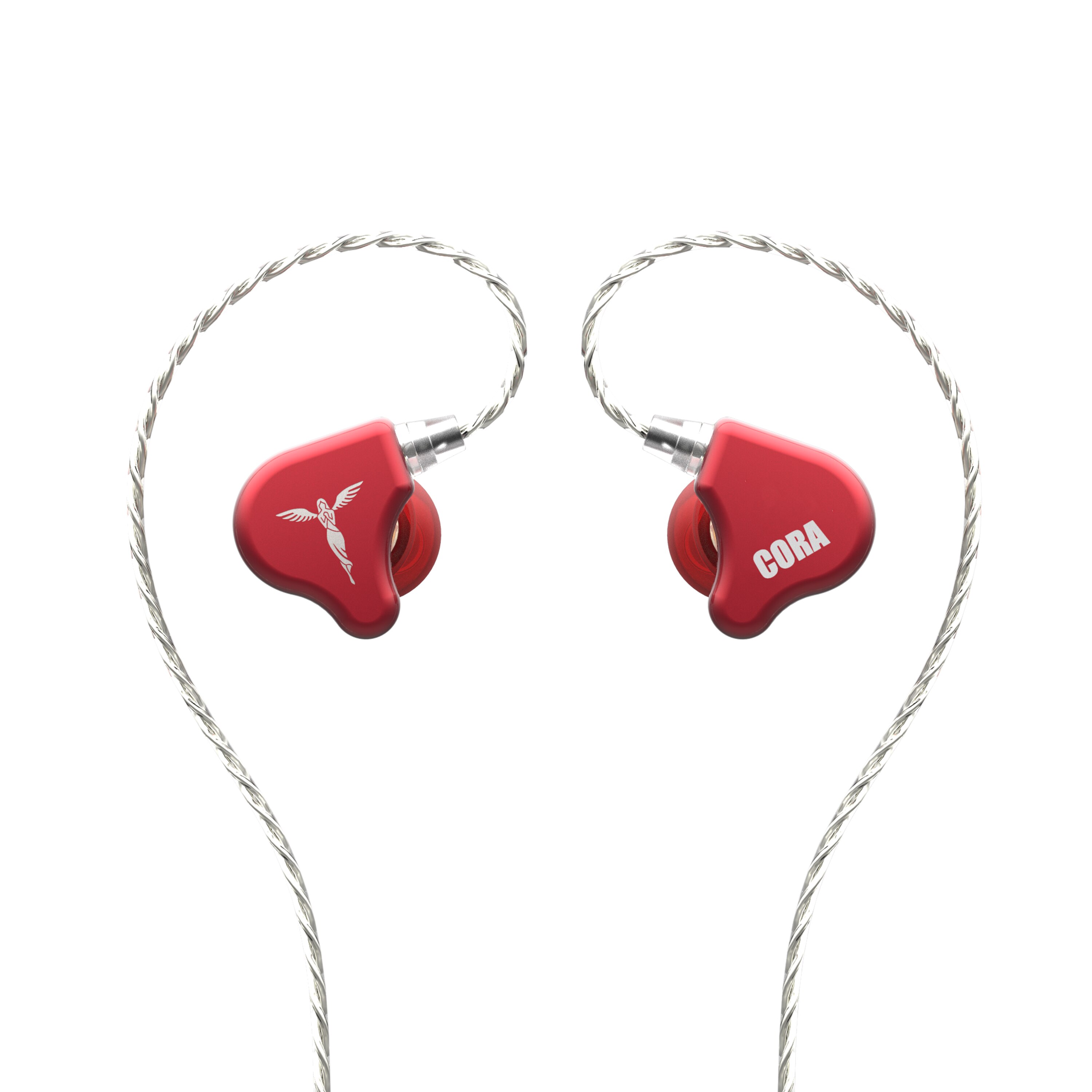 TANCHJIM Cora dynamique ecouteurs Macaron simple 3.5mm HiFi musique In-Ear écouteurs: Red