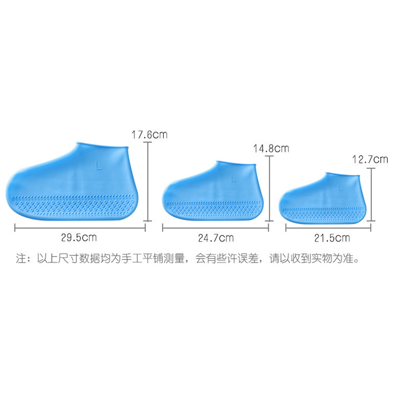 1 Paar Herbruikbare Latex Waterdichte Regen Schoenen Covers Anti-Slip Rubber Rain Boot Overschoenen S/M/L schoenen Accessoires Schoenen Cover