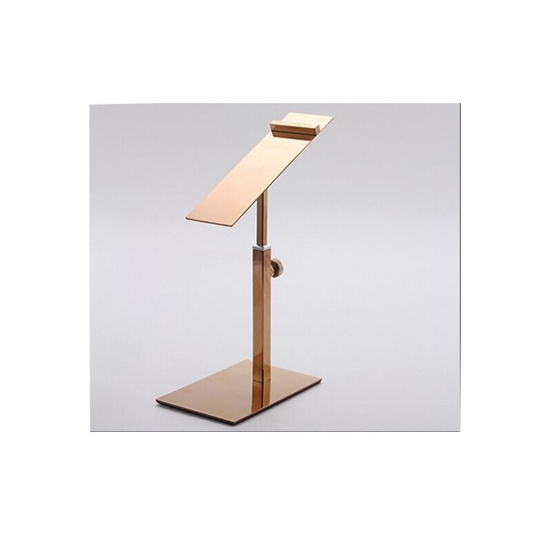 stainless steel shoe display stand removable mounting shoe rack women sandals holder high heel leather shoe rack