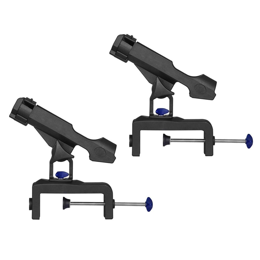 Fishing Tackle 360 Degree Adjustable Fishing Rod Rack Holder Clamp On Removable Kayak Boat Support Pole Stand For Fishing Rod