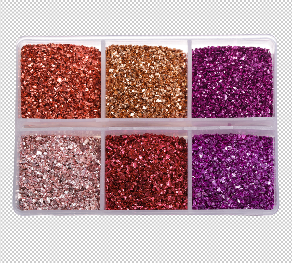 30 g/caja de piedras de vidrio triturado, relleno de resina, piedra rota Irregular para bricolaje, molde de resina epoxi, manualidades, Material de decoración de uñas: Multicolor