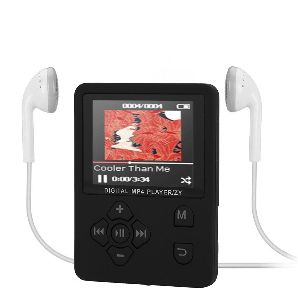 Ouhaobin  mp3- player tragbarer  mp3 mp4- player mit 1.8- zoll 32g hifi-farbbildschirm, fm-radio, recorder, video-, film- und sportwiedergabe: Schwarz