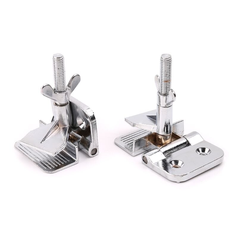 2 pièces en alliage de Zinc argent sérigraphie pinces charnière pince papillon charnière pince pour bricolage fixation écrans outil