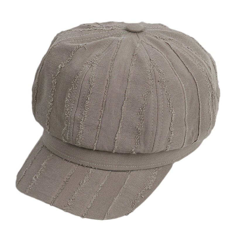 Tendance octogonale casquette gavroche femmes bérets printemps automne chapeau rétro artiste peintre dame bérets décontracté és pour les femmes cassés chapeaux