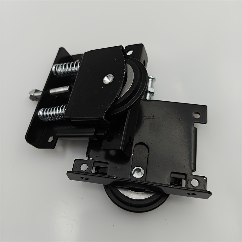 Quiet Glide Sliding Door Roller Metal Plastic Adjustable with Spring-Loaded Nylon Ball Bearing wheel for Closet Doors